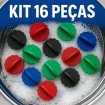 Kit Até 16 Esferas Bate Roupa Remove Pelos, Fiapos e Bolinhas de Roupas Kit Até 16 Esferas Bate Roupa Remove Pelos, Fiapos e Bolinhas de Roupas