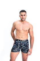 Kit Até 5 Cueca Boxer Microfibra Estampada Confortável