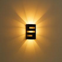 Kit até 6 Arandela Preta iluminaria Decorativa Parede Interno Externo À Prova Dágua envio imediato