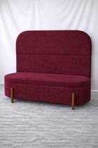 Kit Atenas Cabeceira de Cama Box Orgânica e Recamier Calçadeira Baú Casal 140 cm Suede Bordo Lar Móveis e Decoração Kit Atenas Cabeceira de Cama Box Orgânica e Recamier Calçadeira Baú Casal 140 cm Suede Bordo Lar Móveis e Decoração