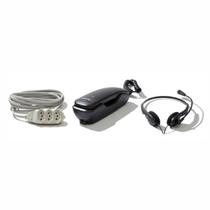 Kit Atendimento Completo Telefone E Headset E Extensão Kit Atendimento Completo Telefone E Headset E Extensão