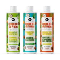 Kit Ativador Cachos Coquetel Proteção Térmica Trihair 500ml Kit Ativador Cachos Coquetel Proteção Térmica Trihair 500ml