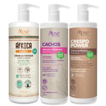 Kit Ativador Cachos + Creme Crespo Power + Creme Baobá Apse - Apse Cosmetics