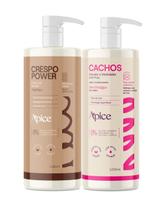 Kit Ativador Crespo Power e Creme de Pentear Cachos 1L - Ápice