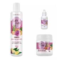 Kit Ativador de Crescimento Capilar Capi Hair Abelha Rainha Kit Ativador de Crescimento Capilar Capi Hair Abelha Rainha