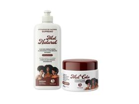 Kit Ativador Mel Natural + Mel Cola 250g Modelagem Trihair