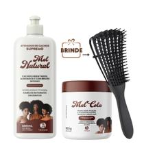 Kit Ativador Mel Natural + Mel cola 500g Modelagem Trihair