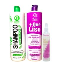 Kit Ativo Progressiva Organica Matizadora + Que Liso Juca 2x1l + Fluido Capilar Mairibel 300ml Kit Ativo Progressiva Organica Matizadora + Que Liso Juca 2x1l + Fluido Capilar Mairibel 300ml