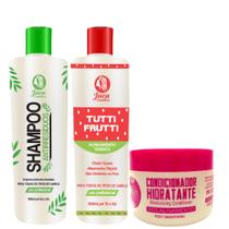 Kit Ativo Selagem Progressiva Tutti Frutti 1000ml + Máscara Pós Alisamento 300g Kit Ativo Selagem Progressiva Tutti Frutti 1000ml + Máscara Pós Alisamento 300g
