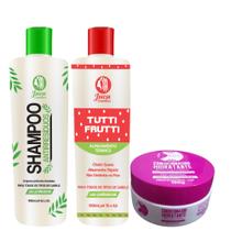 Kit Ativo Selagem Progressiva Tutti Frutti 1l + Máscara Pós Alisamento 150g Kit Ativo Selagem Progressiva Tutti Frutti 1l + Máscara Pós Alisamento 150g