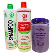 Kit Ativo Selagem Progressiva Tutti Frutti 2x1l + Condicionador Hidratante Mairibel 1kg Kit Ativo Selagem Progressiva Tutti Frutti 2x1l + Condicionador Hidratante Mairibel 1kg