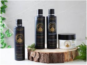 Kit Ativos Ancestrais - Ativador Cachos 300ml + Leave In 300ml + Máscara Nutritiva 250gr + Shampoo 300 ml Kit Ativos Ancestrais - Ativador Cachos 300ml + Leave In 300ml + Máscara Nutritiva 250gr + Shampoo 300 ml