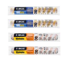 Kit Atlas pintura 46cm 2 Rolos Antigotas 2 Rolos Rendeplus Kit Atlas pintura 46cm 2 Rolos Antigotas 2 Rolos Rendeplus