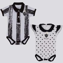 Kit Atlético Mineiro Bodys Heart e Stripe Kit Atlético Mineiro Bodys Heart e Stripe