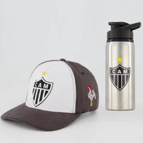 Kit Atlético Mineiro Boné e Squeeze Alumínio