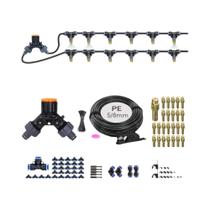 Kit Atomizador De Bico Ajustável Em Latão 30-5M Para Jardim Externo, Sistema De Irrigação Com