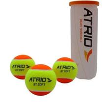 Kit átrio bolas beach tennis com 3 unidades Kit átrio bolas beach tennis com 3 unidades