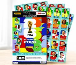Kit Atualização Copa Do Mundo FIFA 2026 Panini 120 Figurinhas Oficiais Kit Atualização Copa Do Mundo FIFA 2026 Panini 120 Figurinhas Oficiais