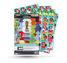 Kit Atualização Oficial Copa do Mundo FIFA 2026 com 120 Figurinhas + 3 Álbuns Brochura Panini Kit Atualização Oficial Copa do Mundo FIFA 2026 com 120 Figurinhas + 3 Álbuns Brochura Panini