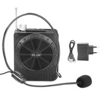 Kit Áudio Portátil Microfone Headset E Amplificador Com Bluetooth Rádio FM Para Guia Professor - ENTER LIGHT Kit Áudio Portátil Microfone Headset E Amplificador Com Bluetooth Rádio FM Para Guia Professor - ENTER LIGHT