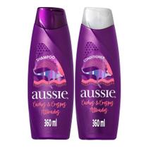 Kit Aussie Cachos e Crespos Shampoo + Condicionador 360ml Cada