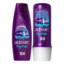 Kit Aussie Mega Moist - Shampoo 180ml + Condicionador 236ml