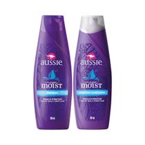 Kit Aussie Moist Shampoo 180Ml + Condicionador 180Ml
