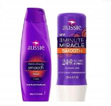 Kit Aussie Smooth Shampoo + 3 Minute Miracle - Pura Beleza/maximus