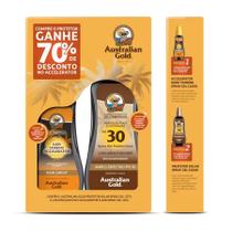 Kit australian gold protetor solar fps30 237ml + bronzeador 125ml