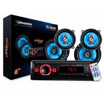 Kit Auto Rádio Roadstar Smart Line com Par Alto Falante 6.5" e Par Alto Falante 5" Kit Auto Rádio Roadstar Smart Line com Par Alto Falante 6.5" e Par Alto Falante 5"