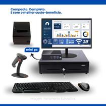 Kit Automação Mini PC TOB i5-5200u 8GB SSD 1TB Rede s/fio Monitor 19" Leitor Gaveta Imp Cupom + Teclado + Mouse Kit Automação Mini PC TOB i5-5200u 8GB SSD 1TB Rede s/fio Monitor 19" Leitor Gaveta Imp Cupom + Teclado + Mouse