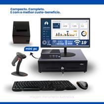 Kit Automação Mini PC TOB i5-5200u 8GB SSD 480GB Rede s/fio Monitor 19" Leitor Gaveta Imp Cupom + Teclado + Mouse Kit Automação Mini PC TOB i5-5200u 8GB SSD 480GB Rede s/fio Monitor 19" Leitor Gaveta Imp Cupom + Teclado + Mouse