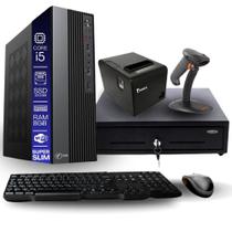 Kit Automação PDV TOB Intel i5 8GB SSD 120GB Win10 Rede S/Fio Teclado Mouse Gaveta Dinheiro Impressora Térmica Leitor Código de Barras Kit Automação PDV TOB Intel i5 8GB SSD 120GB Win10 Rede S/Fio Teclado Mouse Gaveta Dinheiro Impressora Térmica Leitor Código de Barras