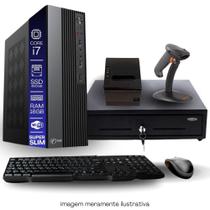 Kit Automação PDV TOB Intel i7 16GB SSD 480GB Win10 Rede S/Fio Teclado Mouse Gaveta Dinheiro Impressora Térmica Leitor Código de Barras Kit Automação PDV TOB Intel i7 16GB SSD 480GB Win10 Rede S/Fio Teclado Mouse Gaveta Dinheiro Impressora Térmica Leitor Código de Barras