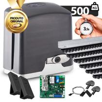 Kit Automatizador Dz Rio Jetflex 500Kg 6m Cremalheira 2 Controles Ppa