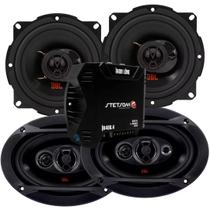 Kit Automotivo Alto Falantes Jbl Selenium 5 Pol + 6x9 Pol 200wRms 69 + Módulo Stetsom
