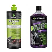 Kit Automotivo Apc 1,5L + Limpa Pneus Pretinho 500ml