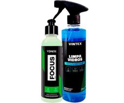 Kit Automotivo Focus Removedor De Chuva Acida + Limpa Vidros Vonixx