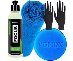 Kit Automotivo Removedor De Chuva Acida Para Vidros Espelhos Box Focus 240ml Vonixx