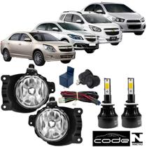 Kit auxiliar chevrolet onix spin cobalt sonic e super led