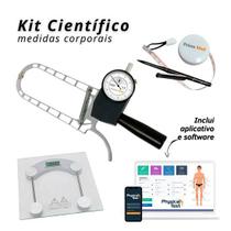Kit avaliação fisica cientifico a30 com balança Kit avaliação fisica cientifico a30 com balança