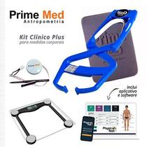 Kit avaliação fisica clinico neo plus azul com balança - PRIME MED