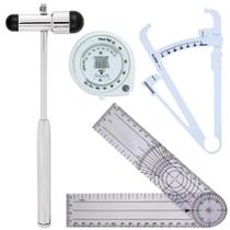 Kit Avaliação Fisica Goniometro Martelo Buck Trena Imc Kit Avaliação Fisica Goniometro Martelo Buck Trena Imc