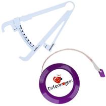 Kit Avaliacao Fisica Medir Gordura Corporal Fita Metrica Imc Adipometro Enfermagem