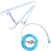 Kit Avaliacao Fisica Medir Gordura Corporal Fita Metrica Imc Adipometro Fisioterapia