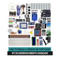 Kit Avançado de Componentes Eletrônicos para Arduino - Caixa NFe Completa