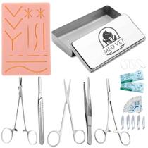 Kit Avançado Pinça Kelly Tesoura Íris Cabo
