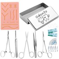 Kit Avançado Pinça Kelly Tesoura Íris Cabo