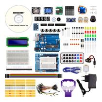 Kit Avançado Placa Uno Compatível Com Arduino Completo com NFE