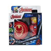 Kit Avengers Homem De Ferro com adesivos Shampoo 2x1 e Gel